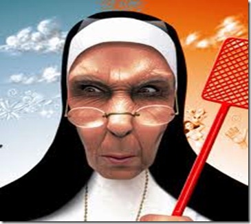 angry nun